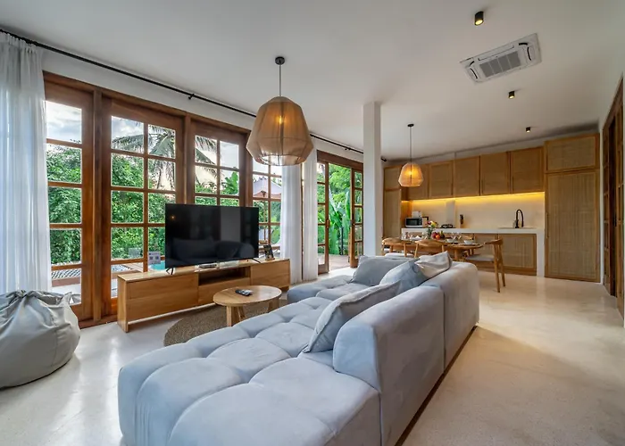Garden Heights - Panoramic Jungle With Pool & Outdoor Lounge Villa *